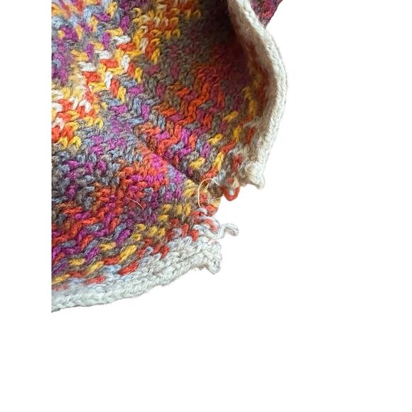 J. Jill Ribbed Knit Infinity Scarf Multi One Size Preppy Minimalist Cozy READ - Picture 7 of 7